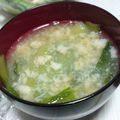 ふ9み's cooksnap of when they made チンゲン菜とカニ缶で中華スープ.