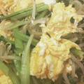 クックX6LNW0☆'s cooksnap of when they made 10分簡単！もやしと小松菜と卵の中華炒め.