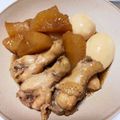 やっちょこ's cooksnap of when they made やわらか美味しい☆大根と鶏手羽元の甘辛煮.