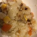 Snowまん's cooksnap of when they made 炊飯器 de 簡単チキンピラフ♪.