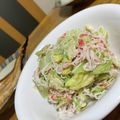 ゆーか1107's cooksnap of when they made キャベツとカニカマのサラダ.