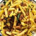 クック甘党。's cooksnap of when they made サバ缶とフライドポテトの甘辛炒め.