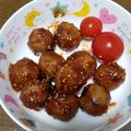 まめ☆りんりん☆'s cooksnap of when they made 豚レバーのかりん揚げ.