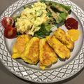 まれ子's cooksnap of when they made ゆで鶏で〜時短ピカタ☆.