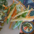 melmarilyn's cooksnap of when they made 人参と絹さやのかき揚げ.