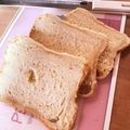 aas＠31's cooksnap of when they made ＨＢでさつまいもたっぷりの食パン.