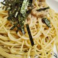 okazakana's cooksnap of when they made なめたけ柚子胡椒のパスタ.