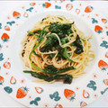 よーこ☆ガッキー's cooksnap of when they made 超簡単！ほうれん草だけの和風スパゲティ.
