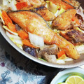 のり子のおかず♪'s cooksnap of when they made フライパンで鮭と白菜のちゃんちゃん焼き風.