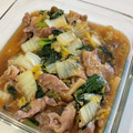 兄貴パパ's cooksnap of when they made 簡単おいしい！！小松菜と豚肉のとろみ炒め.