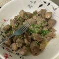Phamvandon's cooksnap of when they made 砂肝のニンニクバター炒め.