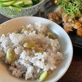 minmineed's cooksnap of when they made 塩と出し昆布だけ！黒枝豆ご飯。.