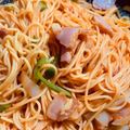 とも吉3's cooksnap of when they made パスタの定番♪ナポリタンスパゲティ.