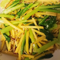 ﾏﾕｺｺ's cooksnap of when they made さつま芋と小松菜のうま塩炒め.