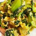 あにゃゃゃゃん's cooksnap of when they made 鶏がらで簡単！青梗菜とウインナーの卵炒め.