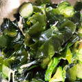 蕎麦氏ゆめこ's cooksnap of when they made 簡単☆きゅうりとワカメの酢の物.