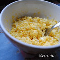 kazz72's cooksnap of when they made フォークでゆでたまごを細かく刻む方法♪.