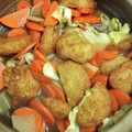 ゆか☆猫's cooksnap of when they made 土鍋で簡単！大根とさつま揚げの煮物.