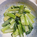 オデッタ's cooksnap of when they made 小松菜のからしマヨ和え.