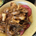 クックY0PS9T☆'s cooksnap of when they made 厚切りハムの玉ねぎしょうが風味ソースかけ.