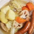 ムーミン☆ママ's cooksnap of when they made これ、いいねー。茅乃舎野菜だしポトフ。.
