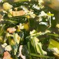 ぷちしろ's cooksnap of when they made ほうれん草とベーコンのコンソメスープ.