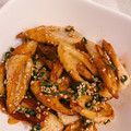 クックOXU5ZQ☆'s cooksnap of when they made 時短！紫蘇が香るちくわの甘ソテ～.