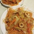 yunapi☆'s cooksnap of when they made 残り物野菜で簡単皿うどん.