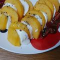 づぃんこ's cooksnap of when they made 柿とモッツァレラチーズのカプレーゼ.
