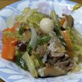 や～たん食堂's cooksnap of when they made 干し椎茸が決めて！中華丼？八宝菜？.
