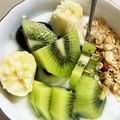 ☆yopipi's cooksnap of when they made 朝食バナナナッツヨーグルト.