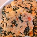 KAORULALA's cooksnap of when they made 水切り不要★豆腐とワカメの落とし焼き.