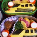 ぬぬダニ's cooksnap of when they made キャラ弁☆新幹線☆ドクターイエロー.