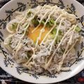 ☆hikonyan☆'s cooksnap of when they made 冷たいうどん！釜卵しらす醤油マヨネーズ.