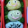 myd★k's cooksnap of when they made ＊キャラ弁＊スライムおにぎり.