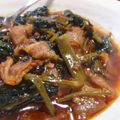 amu☆mama's cooksnap of when they made 空心菜と豚肉の炒め物.