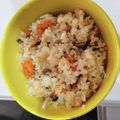 めぐらいだー's cooksnap of when they made 幼児食にも◎鶏ひき肉とえのきの混ぜご飯.