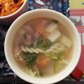 ☆hikonyan☆'s cooksnap of when they made セロリの葉っぱがおいしいスープ.