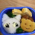 ポメちょん's cooksnap of when they made キャラ弁 ポケモン ミュウ.