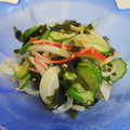 しーちゃんのmama's cooksnap of when they made きゅうりとワカメのさっぱり酢の物.