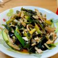 yuka119's cooksnap of when they made ハムときゅうりとわかめの中華風酢の物.
