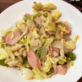 ☆あずぽん☆'s cooksnap of when they made 魚肉ソーセージとキャベツのふわふわ卵炒め.