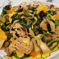 ぽっぽこポッポちゃん's cooksnap of when they made ほうれん草と豚肉としめじの卵とじ.
