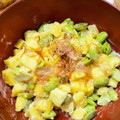 sataco's cooksnap of when they made 簡単♪さつまいもと枝豆のおかかマヨサラダ.