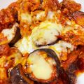 なーなちゃん's cooksnap of when they made ナスとトマトと豚バラの重ねチーズ焼き.