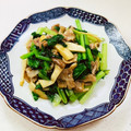 あっこ姉's cooksnap of when they made 青菜と豚肉のオイスターソース炒め.