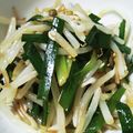 とおるの奧さん's cooksnap of when they made もやしとニラのレンチン中華和え.