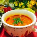 ✽チョコⅠＨ✽'s cooksnap of when they made ドライトマト戻し汁でミネストローネ風♡.