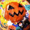 黒のﾜﾝﾋﾟｰｽ's cooksnap of when they made ハロウィン★サーモン寿司ケーキ.