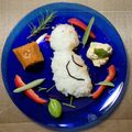 ルチアーノ★★★'s cooksnap of when they made ヒナっぽいおにぎりプレート♪.